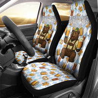 Funny Beer Oktoberfest Car Seat Cover Ich Bin Nur Wegen Dem Bier Hier - Wonder Print Shop