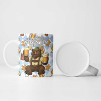 Funny Beer Oktoberfest Ceramic Mug Ich Bin Nur Wegen Dem Bier Hier - Wonder Print Shop