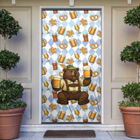 Funny Beer Oktoberfest Door Cover Ich Bin Nur Wegen Dem Bier Hier - Wonder Print Shop