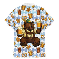 Funny Beer Oktoberfest Family Matching Mermaid Dress and Hawaiian Shirt Ich Bin Nur Wegen Dem Bier Hier - Wonder Print Shop