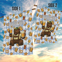 Funny Beer Oktoberfest Garden Flag Ich Bin Nur Wegen Dem Bier Hier - Wonder Print Shop