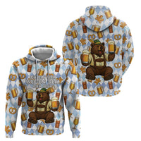 Funny Beer Oktoberfest Hoodie Ich Bin Nur Wegen Dem Bier Hier - Wonder Print Shop