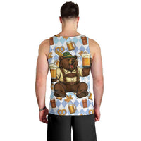 Funny Beer Oktoberfest Men Tank Top Ich Bin Nur Wegen Dem Bier Hier - Wonder Print Shop