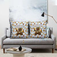 Funny Beer Oktoberfest Pillow Cover Ich Bin Nur Wegen Dem Bier Hier - Wonder Print Shop