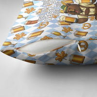 Funny Beer Oktoberfest Pillow Cover Ich Bin Nur Wegen Dem Bier Hier - Wonder Print Shop