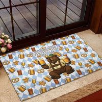 Funny Beer Oktoberfest Rubber Doormat Ich Bin Nur Wegen Dem Bier Hier - Wonder Print Shop