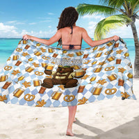 Funny Beer Oktoberfest Sarong Ich Bin Nur Wegen Dem Bier Hier - Wonder Print Shop