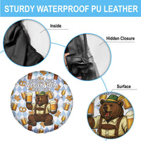 Funny Beer Oktoberfest Spare Tire Cover Ich Bin Nur Wegen Dem Bier Hier - Wonder Print Shop