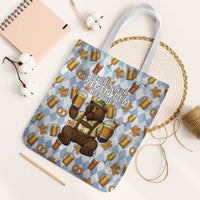 Funny Beer Oktoberfest Tote Bag Ich Bin Nur Wegen Dem Bier Hier - Wonder Print Shop