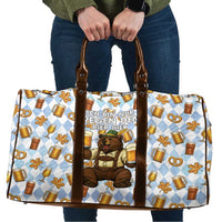Funny Beer Oktoberfest Travel Bag Ich Bin Nur Wegen Dem Bier Hier - Wonder Print Shop