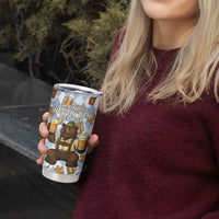 Funny Beer Oktoberfest Tumbler Cup Ich Bin Nur Wegen Dem Bier Hier - Wonder Print Shop