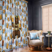 Funny Beer Oktoberfest Window Curtain Ich Bin Nur Wegen Dem Bier Hier - Wonder Print Shop