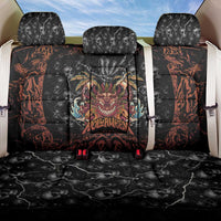 Aloha Halloween Back Car Seat Cover Horror Tiki Heavy Metal Style - Wonder Print Shop