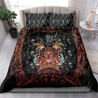Aloha Halloween Bedding Set Horror Tiki Heavy Metal Style - Wonder Print Shop