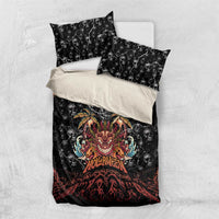 Aloha Halloween Bedding Set Horror Tiki Heavy Metal Style - Wonder Print Shop