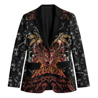 Aloha Halloween Blazer Horror Tiki Heavy Metal Style - Wonder Print Shop