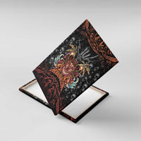 Aloha Halloween Canvas Wall Art Horror Tiki Heavy Metal Style - Wonder Print Shop