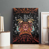 Aloha Halloween Canvas Wall Art Horror Tiki Heavy Metal Style - Wonder Print Shop