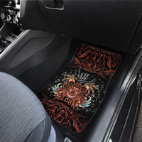 Aloha Halloween Car Mats Horror Tiki Heavy Metal Style - Wonder Print Shop