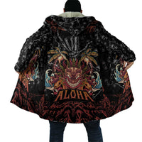 Aloha Halloween Cloak Horror Tiki Heavy Metal Style - Wonder Print Shop