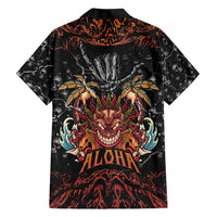 Aloha Halloween Hawaiian Shirt Horror Tiki Heavy Metal Style - Wonder Print Shop
