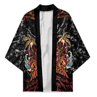 Aloha Halloween Kimono Horror Tiki Heavy Metal Style - Wonder Print Shop