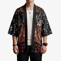 Aloha Halloween Kimono Horror Tiki Heavy Metal Style - Wonder Print Shop