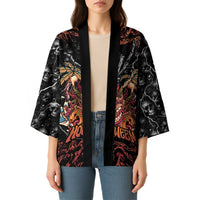 Aloha Halloween Kimono Horror Tiki Heavy Metal Style - Wonder Print Shop