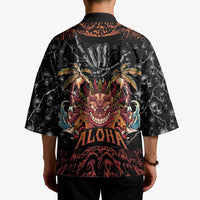 Aloha Halloween Kimono Horror Tiki Heavy Metal Style - Wonder Print Shop
