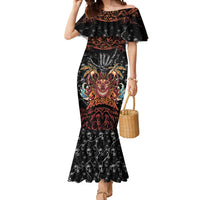 Aloha Halloween Mermaid Dress Horror Tiki Heavy Metal Style - Wonder Print Shop