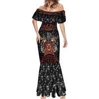 Aloha Halloween Mermaid Dress Horror Tiki Heavy Metal Style - Wonder Print Shop