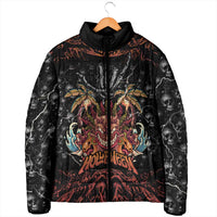 Aloha Halloween Padded Jacket Horror Tiki Heavy Metal Style - Wonder Print Shop
