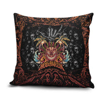 Aloha Halloween Pillow Cover Horror Tiki Heavy Metal Style - Wonder Print Shop