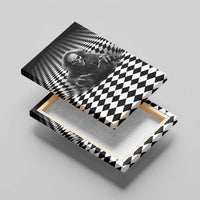 3D Illusion Horror Halloween Canvas Wall Art Creepy Evil Skull - Wonder Print Shop