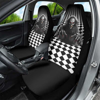 3D Illusion Horror Halloween Car Seat Cover Creepy Evil Skull - Wonder Print Shop