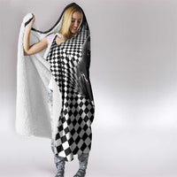 3D Illusion Horror Halloween Hooded Blanket Creepy Evil Skull - Wonder Print Shop