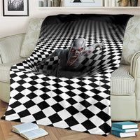 3D Illusion Horror Halloween Blanket Creepy Zombie - Wonder Print Shop