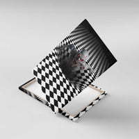 3D Illusion Horror Halloween Canvas Wall Art Creepy Zombie - Wonder Print Shop