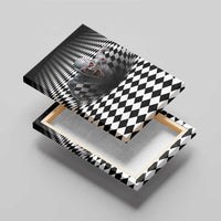3D Illusion Horror Halloween Canvas Wall Art Creepy Zombie - Wonder Print Shop