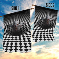 3D Illusion Horror Halloween Garden Flag Creepy Zombie - Wonder Print Shop