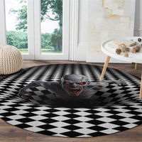 3D Illusion Horror Halloween Round Carpet Creepy Zombie - Wonder Print Shop