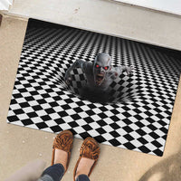 3D Illusion Horror Halloween Rubber Doormat Creepy Zombie - Wonder Print Shop