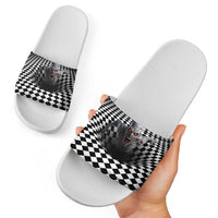 3D Illusion Horror Halloween Slide Sandals Creepy Zombie - Wonder Print Shop