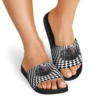 3D Illusion Horror Halloween Slide Sandals Creepy Zombie - Wonder Print Shop