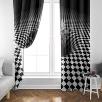 3D Illusion Horror Halloween Window Curtain Creepy Zombie - Wonder Print Shop