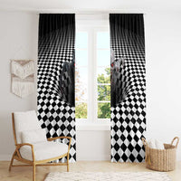 3D Illusion Horror Halloween Window Curtain Creepy Zombie - Wonder Print Shop