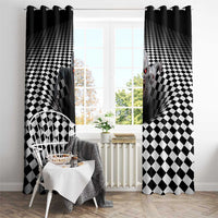 3D Illusion Horror Halloween Window Curtain Creepy Zombie - Wonder Print Shop