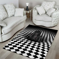 3D Illusion Horror Halloween Area Rug Scary Ghost - Wonder Print Shop