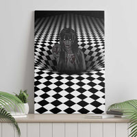 3D Illusion Horror Halloween Canvas Wall Art Scary Ghost - Wonder Print Shop