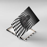 3D Illusion Horror Halloween Canvas Wall Art Scary Ghost - Wonder Print Shop